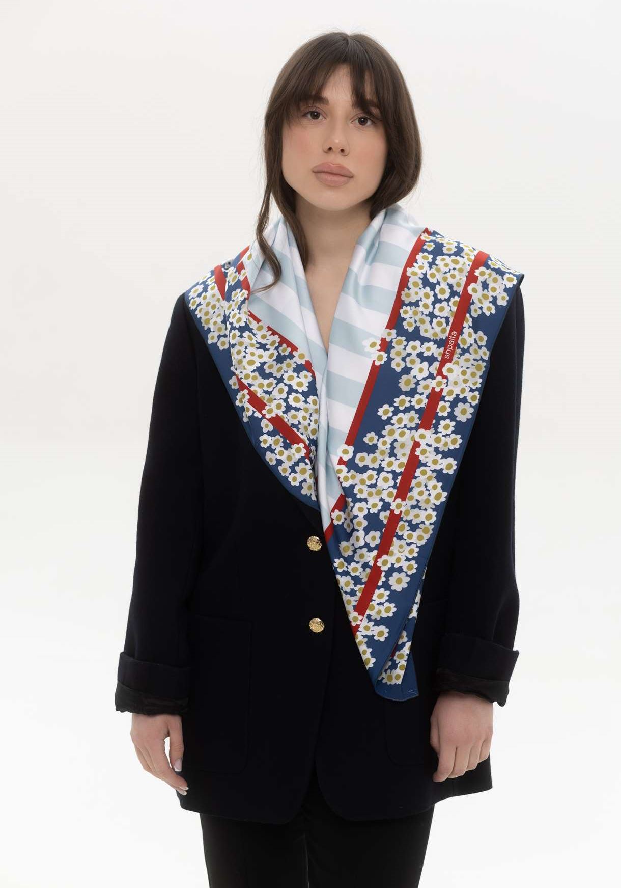 Хустка шовкова "Ромашка"